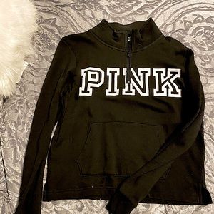 Black Collared Sweatshirt